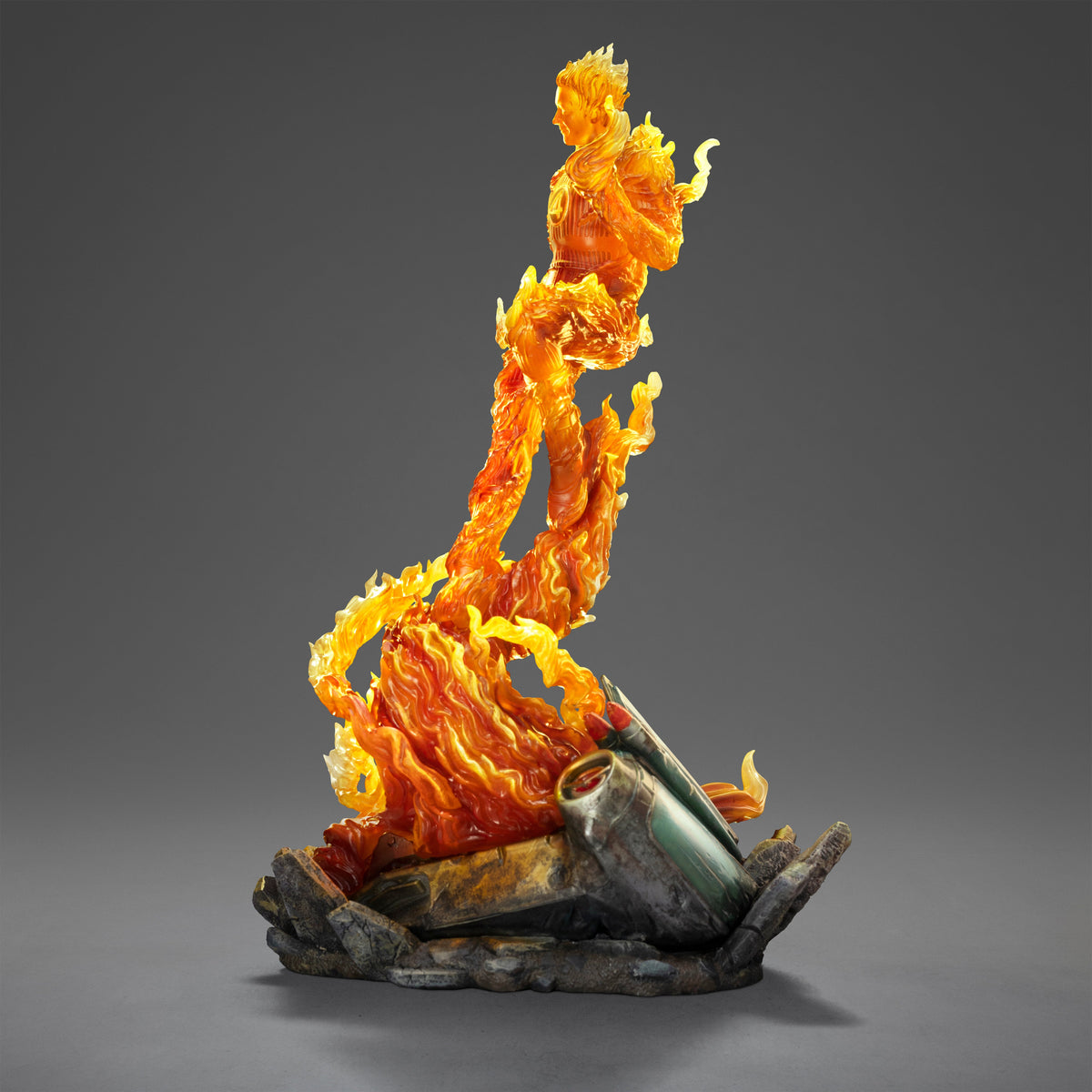 Human Torch - The Fantastic Four: First Steps - Ausstellungsstatue im Maßstab 1:10