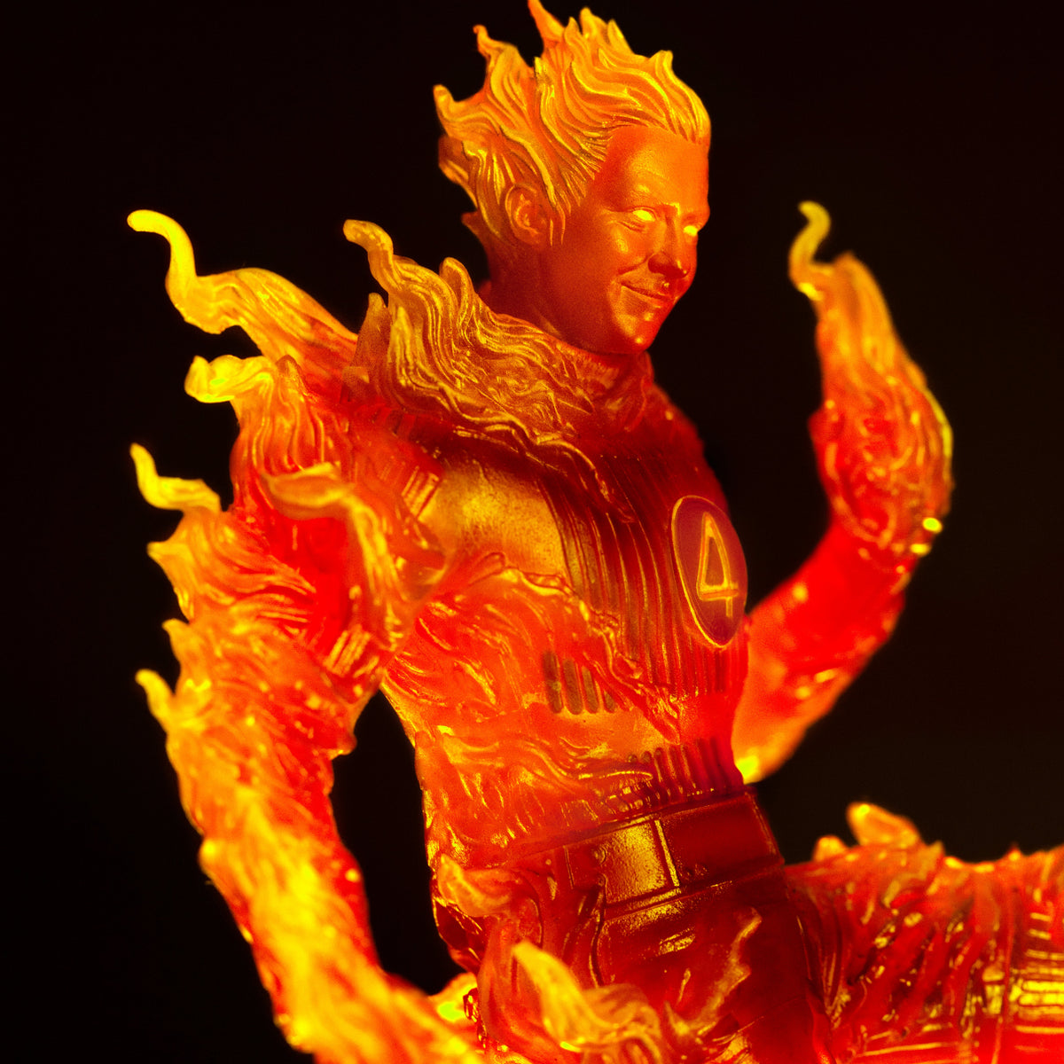 Human Torch - The Fantastic Four: First Steps - Ausstellungsstatue im Maßstab 1:10