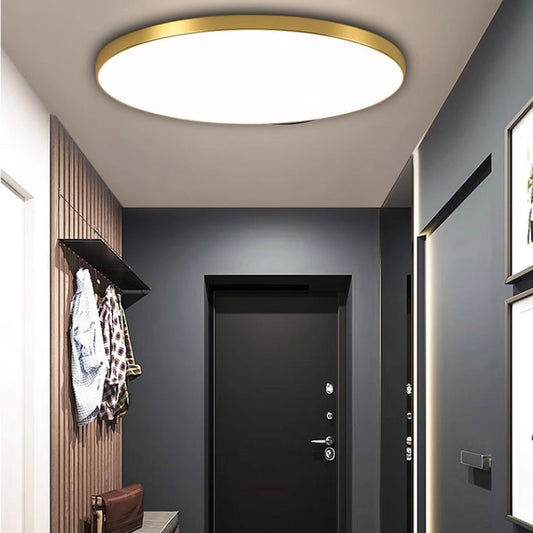 Ceiling Light Round LED Contemporary Flush Fixture