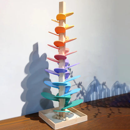 Wooden Rainbow Sound Tower | Educational Sensory Play Set