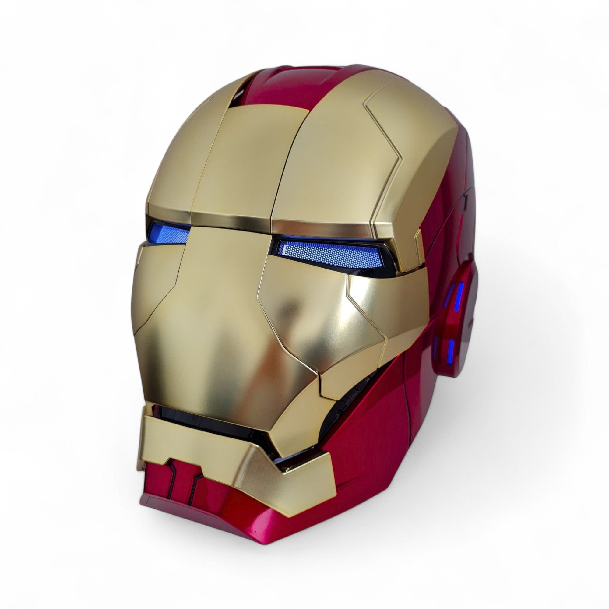 Iron Man MK5 Helmet Gold Edition – Voice-Controlled Cosplay Helmet