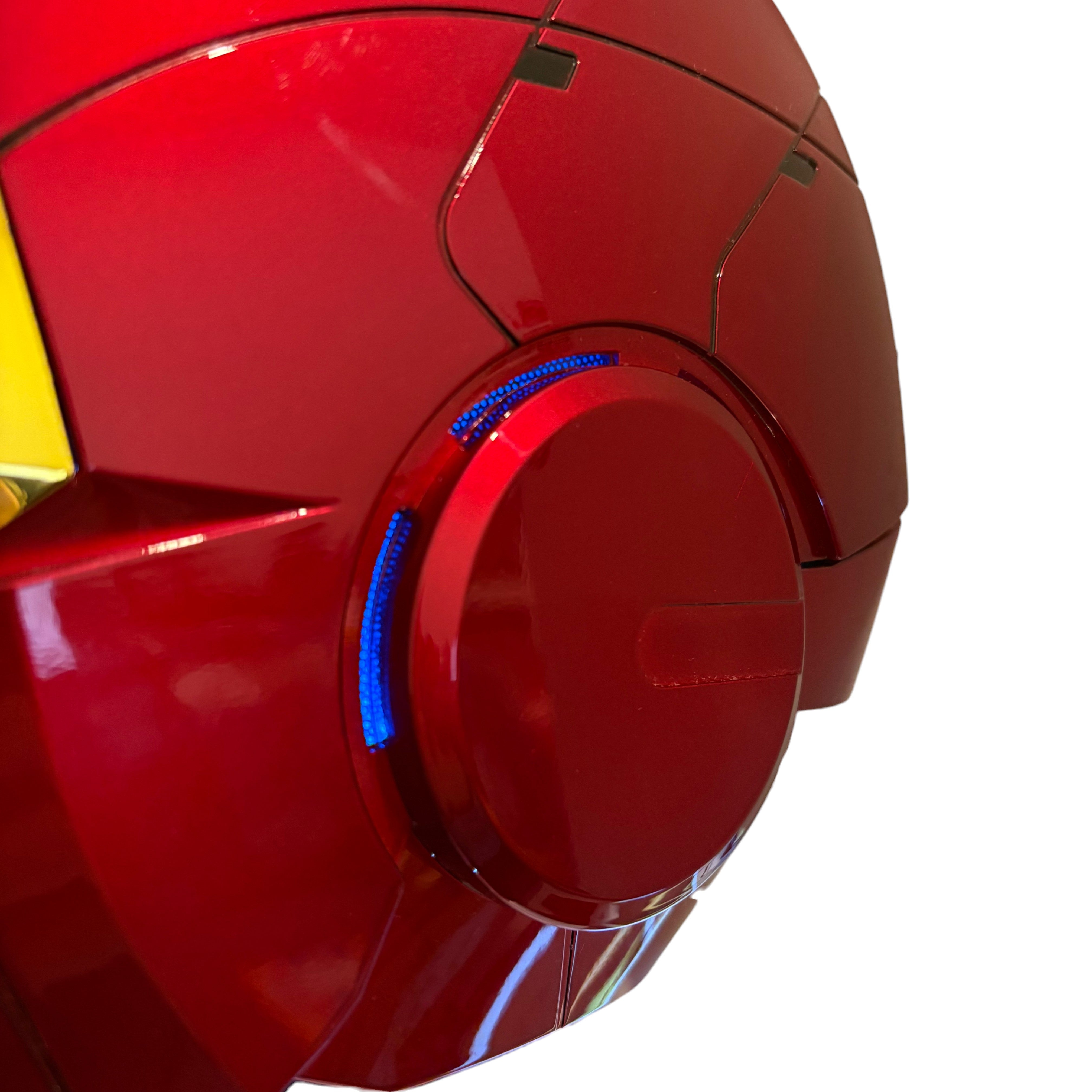 Iron Man MK5 Helmet Gold Edition – Voice-Controlled Cosplay Helmet