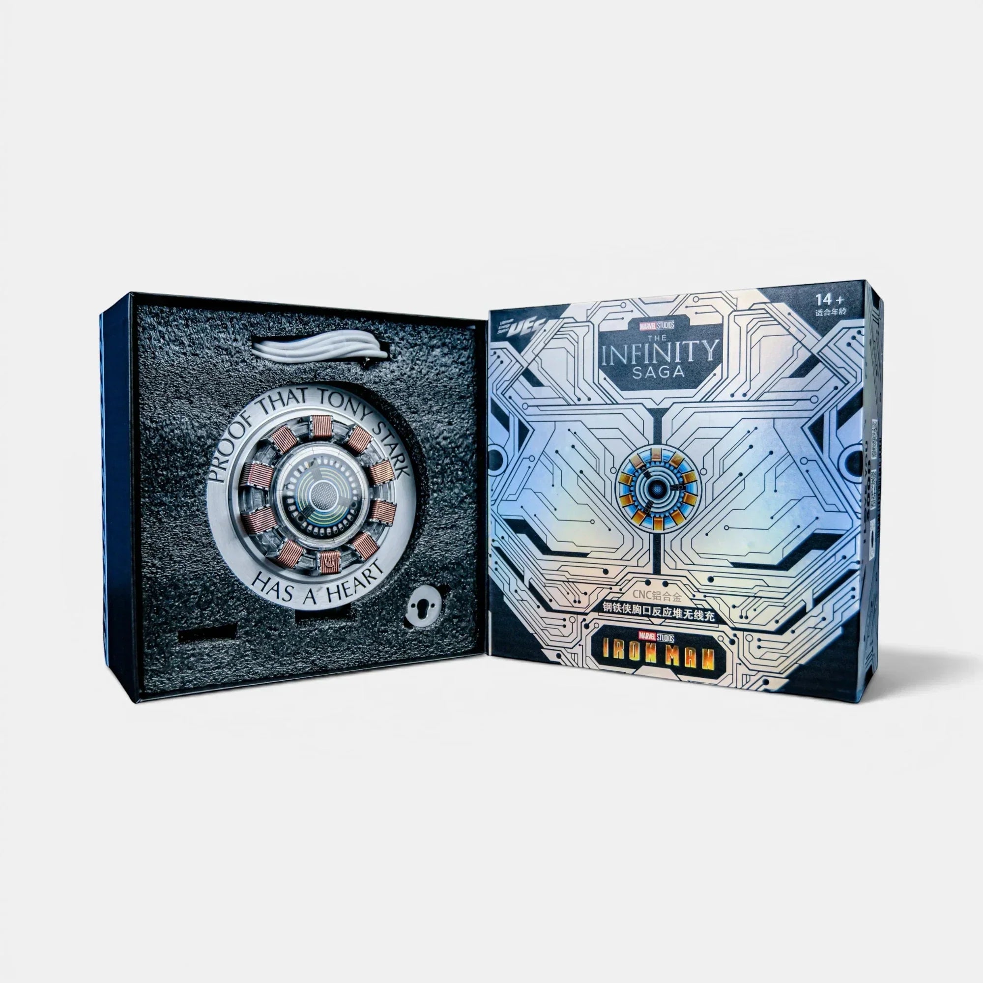 Iron Man Arc Reactor Wireless Charger – Killerbody Desktop Charging Display