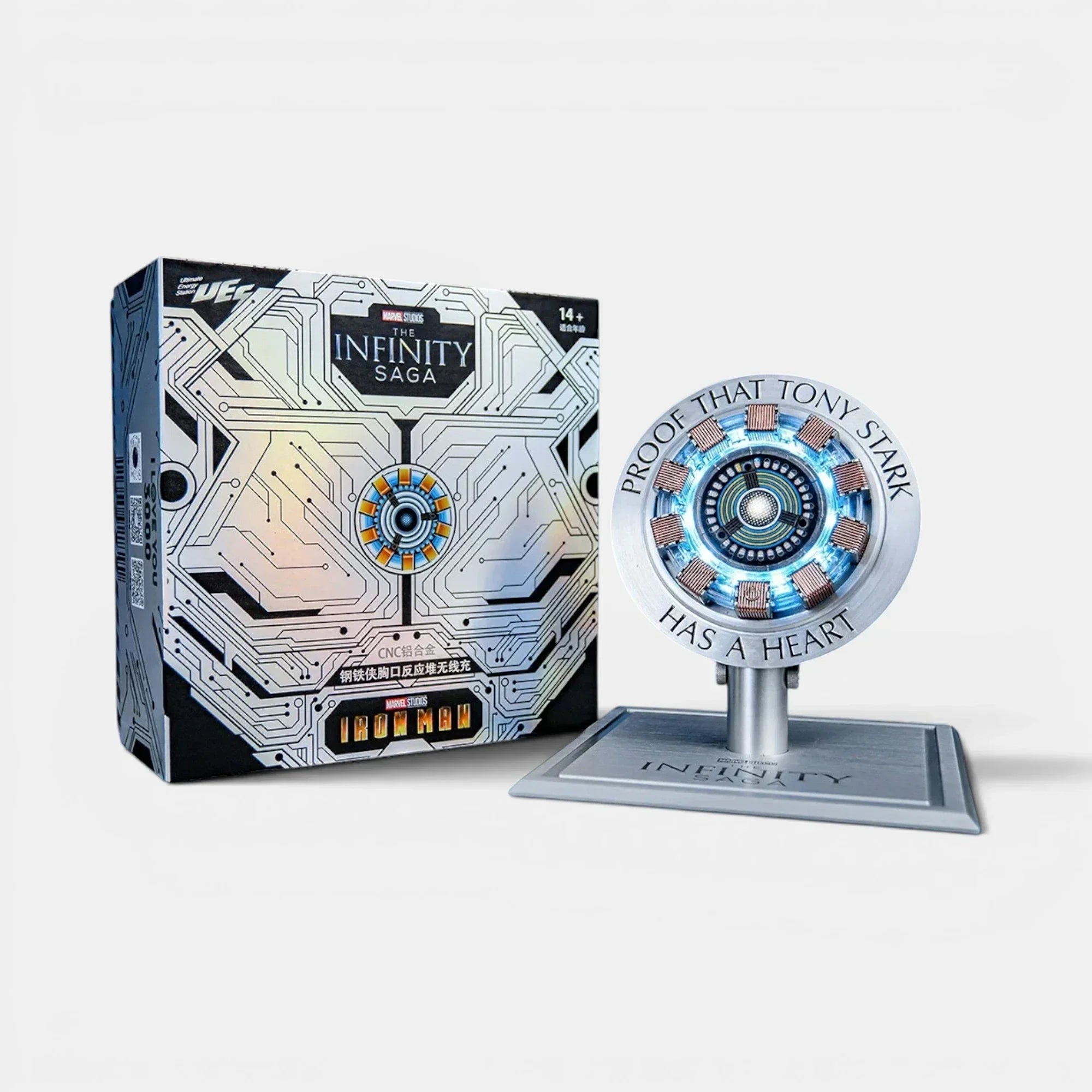 Iron Man Arc Reactor Wireless Charger – Killerbody Desktop Charging Display