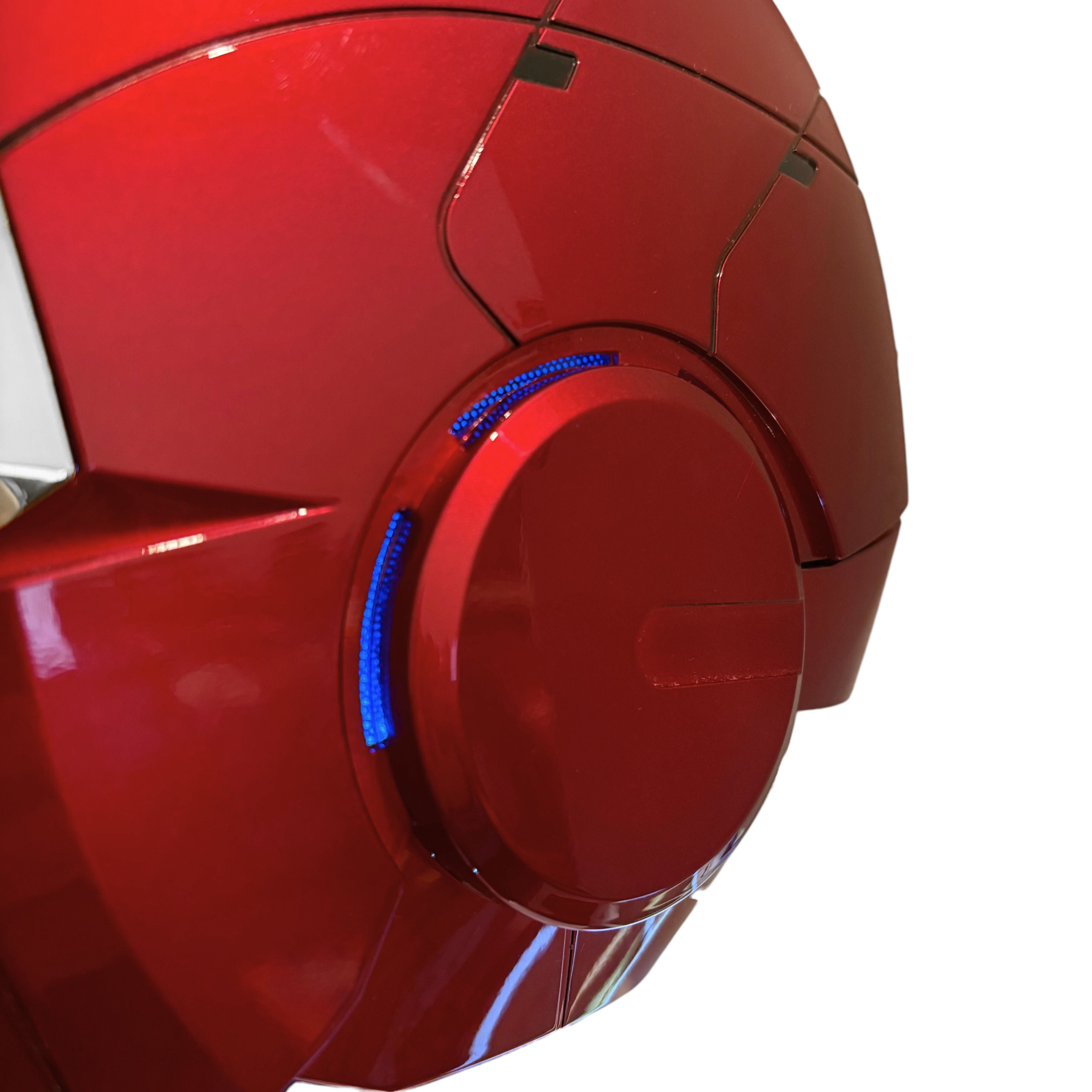 Iron Man MK5 Helmet Silver Edition – Voice-Controlled Cosplay Helmet