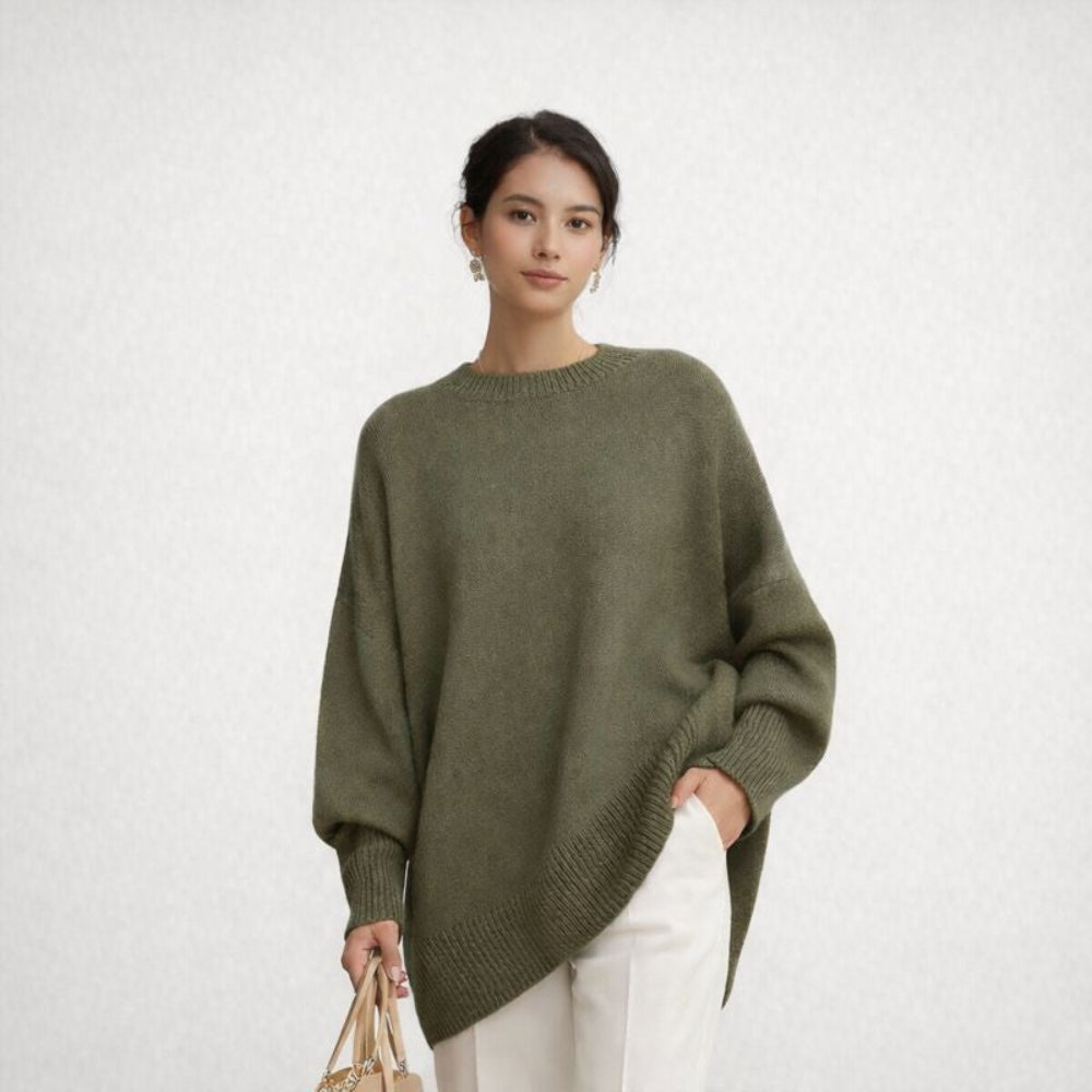 Johanna | Women's Oversized Knitted Sweater | Soft on the skin & warm comfort | Relaxed fit for layering | Timelessly elegant for every day