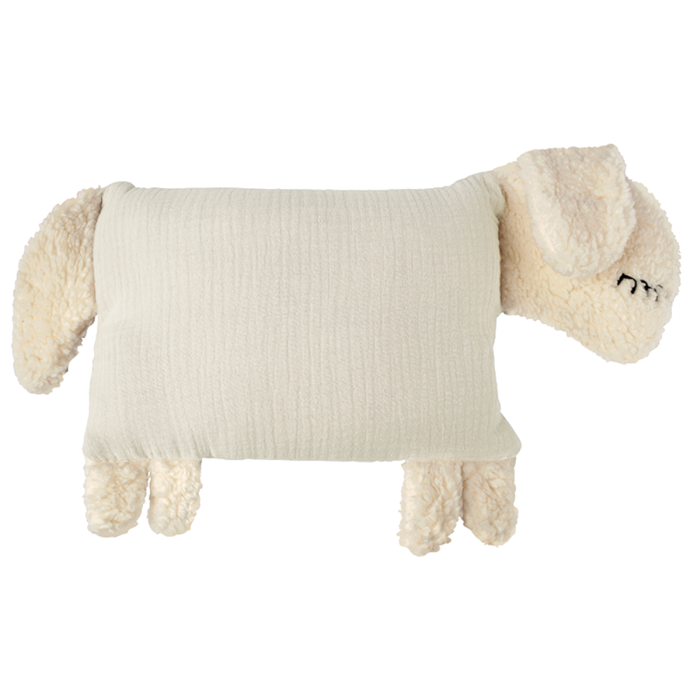 Personalised Sheep Soft Toy with Organic Cotton and Merino Wool