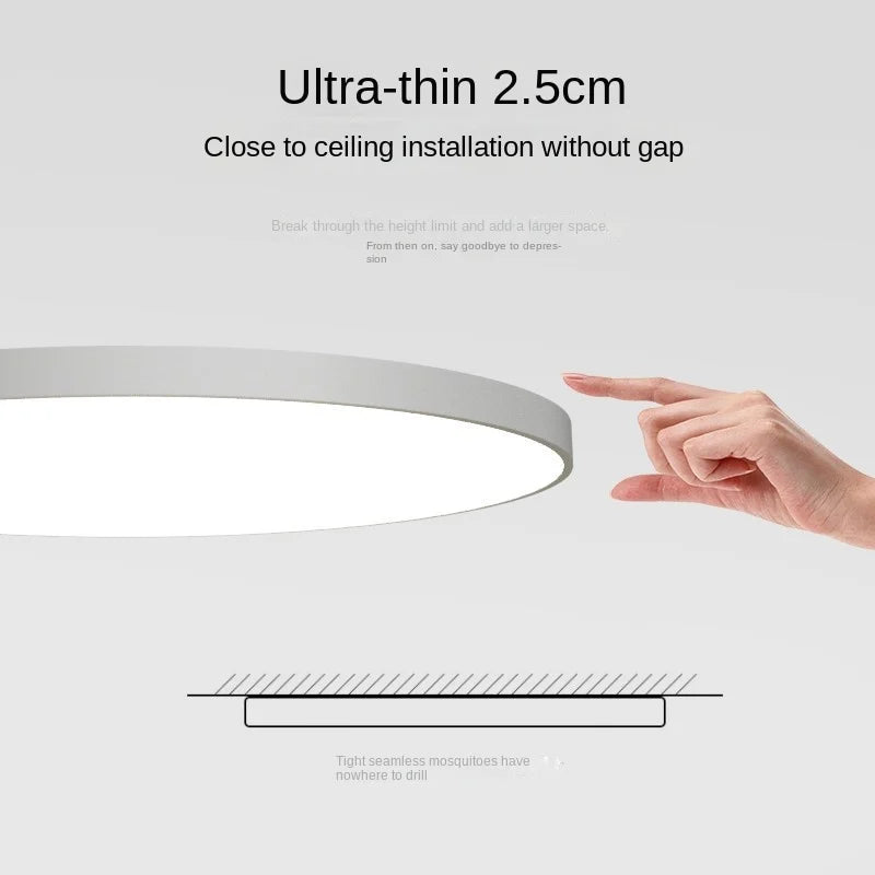 Ceiling Light Round LED Contemporary Flush Fixture