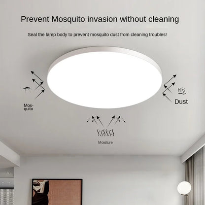Ceiling Light Round LED Contemporary Flush Fixture