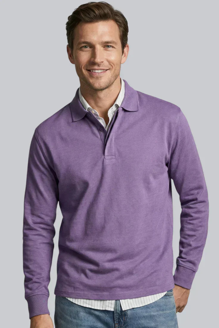 Men’s Half-Zip Sweater featuring Mock Neck and Ribbed Cuffs