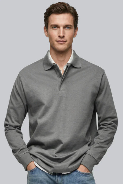 Men’s Half-Zip Sweater featuring Mock Neck and Ribbed Cuffs
