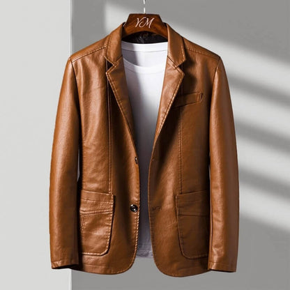 Luceno | Men’s Italian Leather Coat