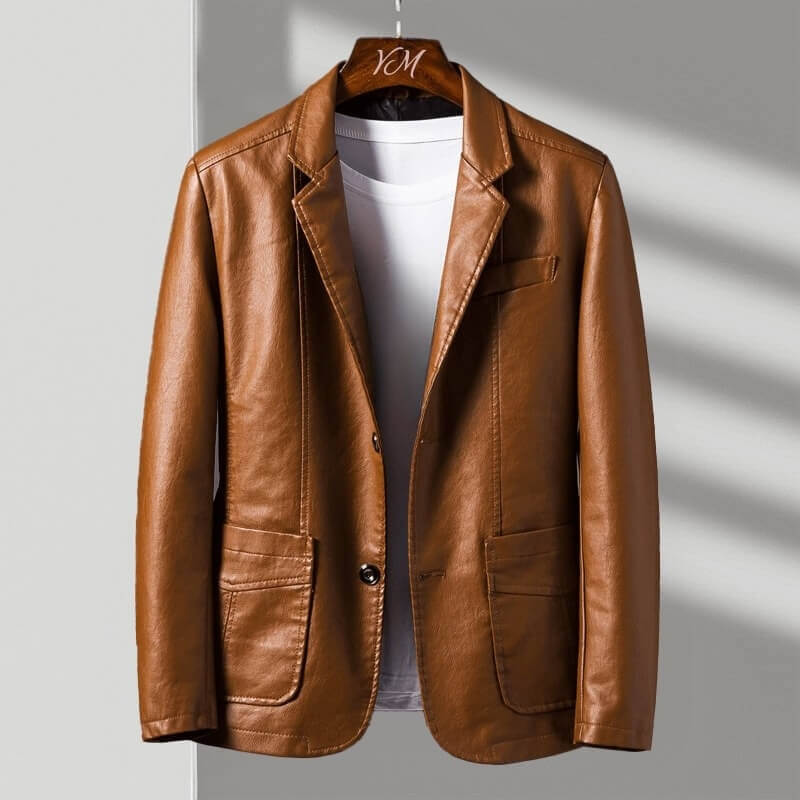 Luceno | Men’s Italian Leather Coat