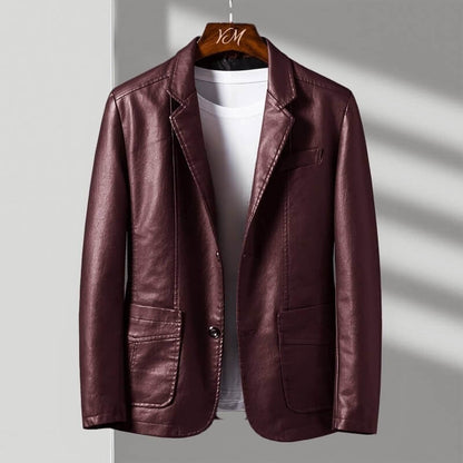 Luceno | Men’s Italian Leather Coat