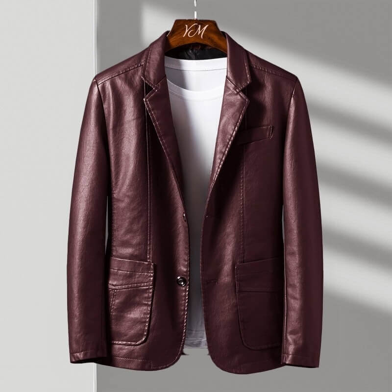 Luceno | Men’s Italian Leather Coat