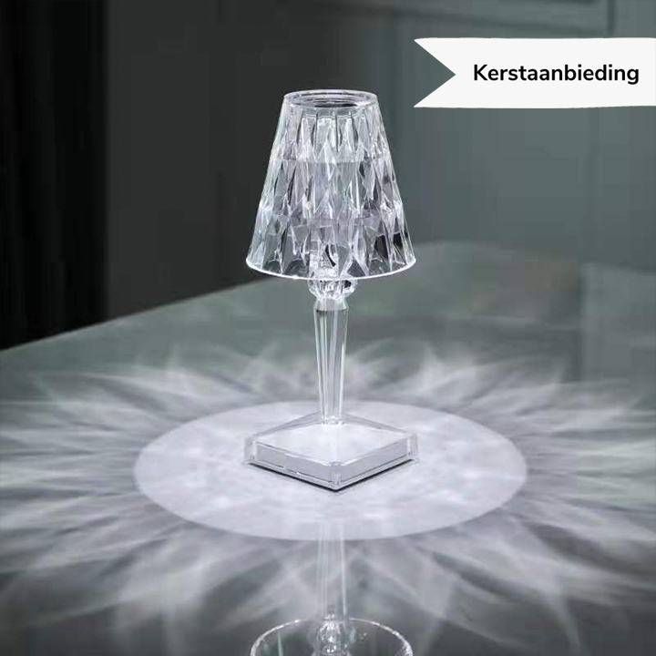 Dimmable Wireless LED Crystal Table Lamp for Modern Home Decor