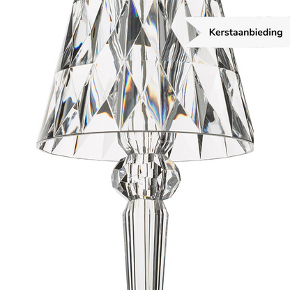 Dimmable Wireless LED Crystal Table Lamp for Modern Home Decor