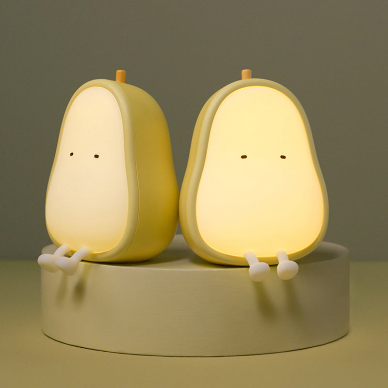 Avocado Night Light for Kids | Cute LED Lamp for Children's Room
