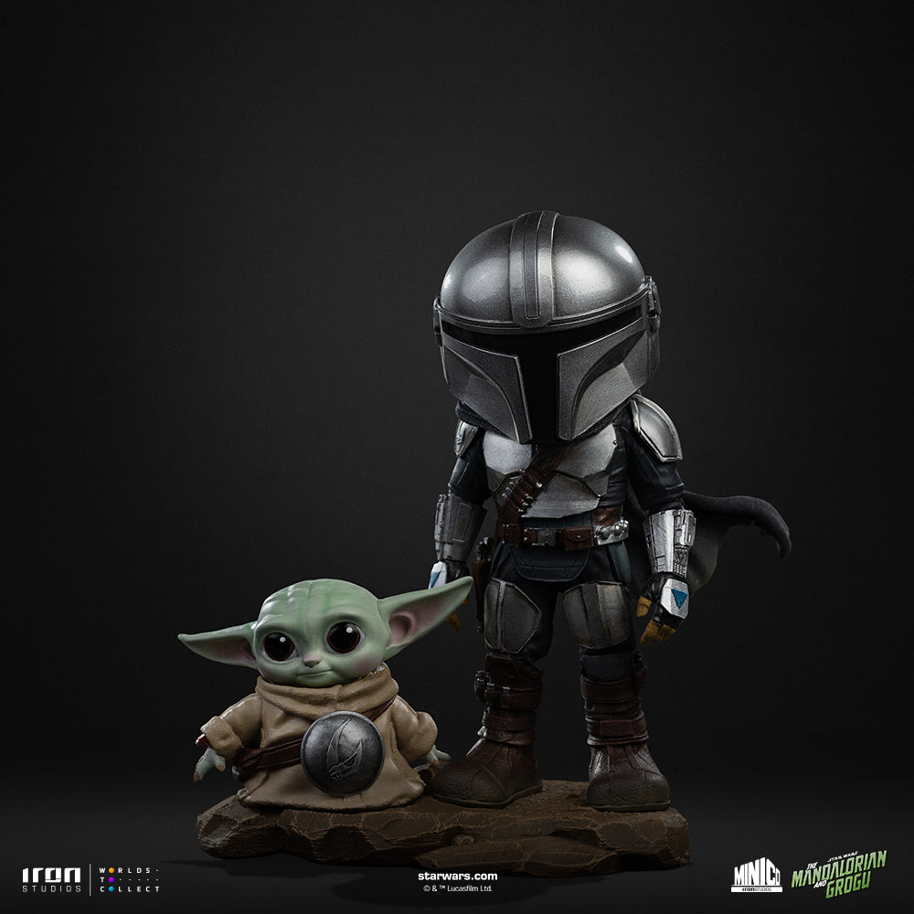 Statue Mandalorian et Grogu MiniCo - Iron Studios
