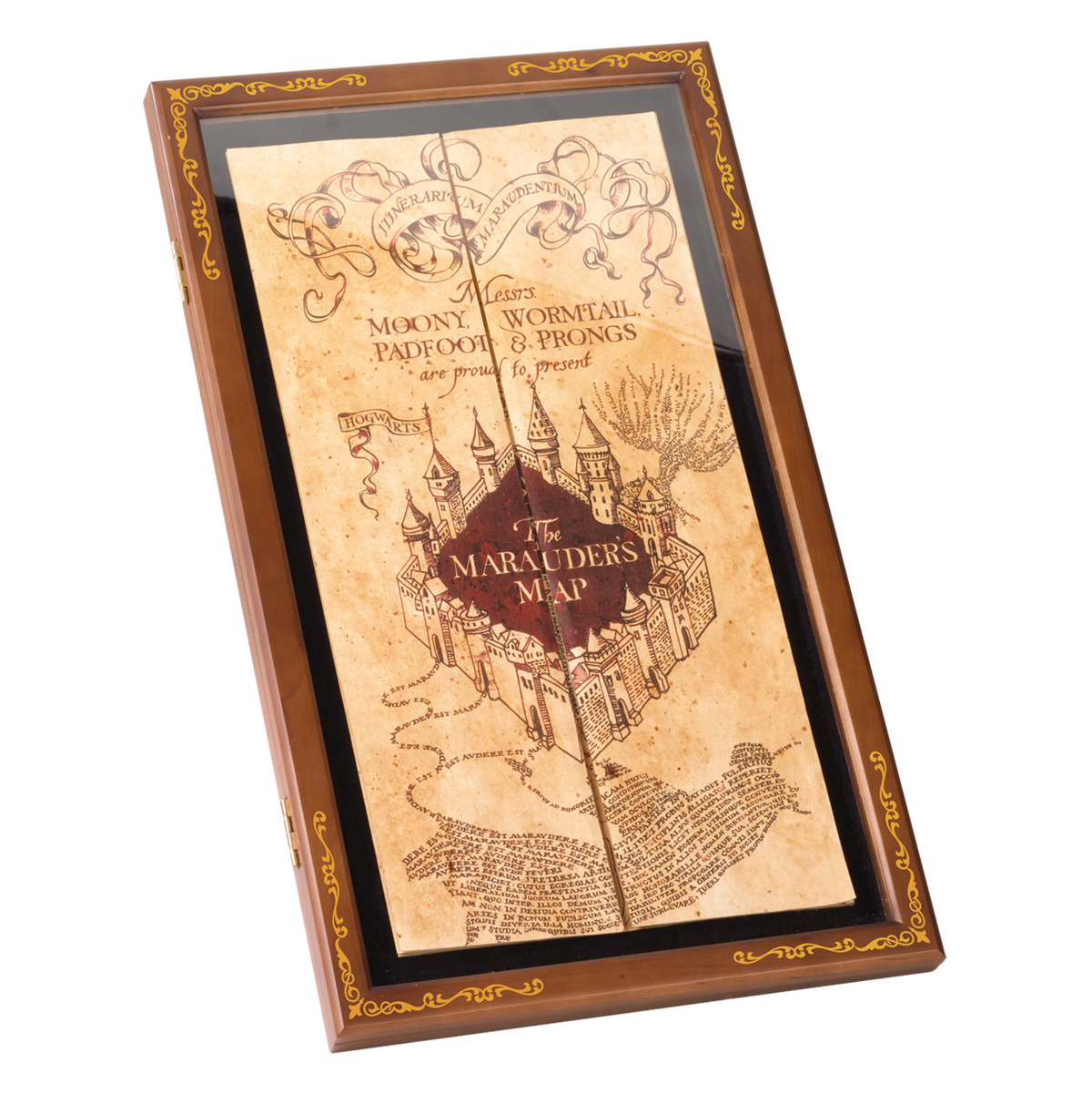 Harry Potter Marauder’s Map Wooden Display Case - Map Not Included