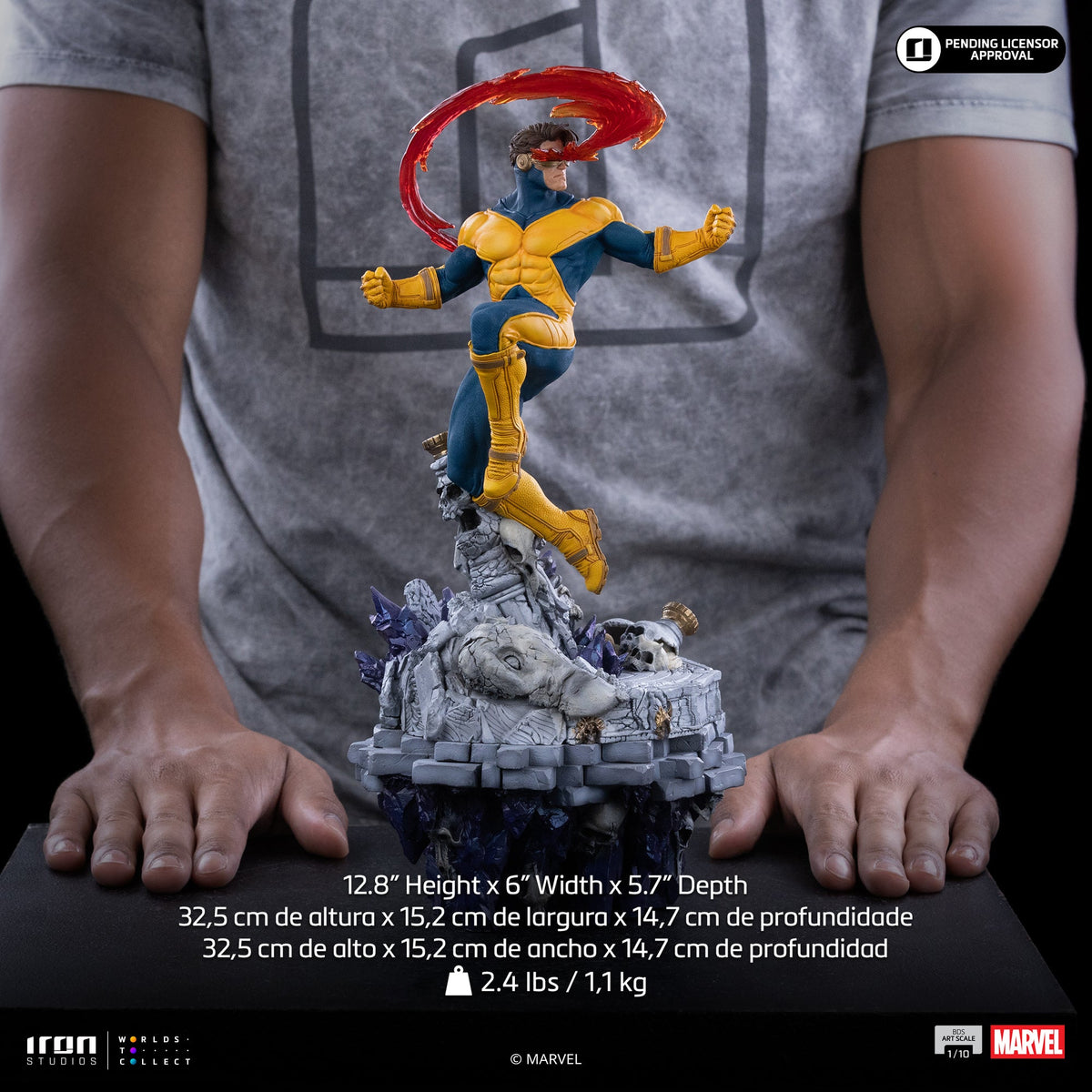 Cyclops Deluxe Infinity Gauntlet Diorama Art Scale 1/10 Display Statue - Iron Studios