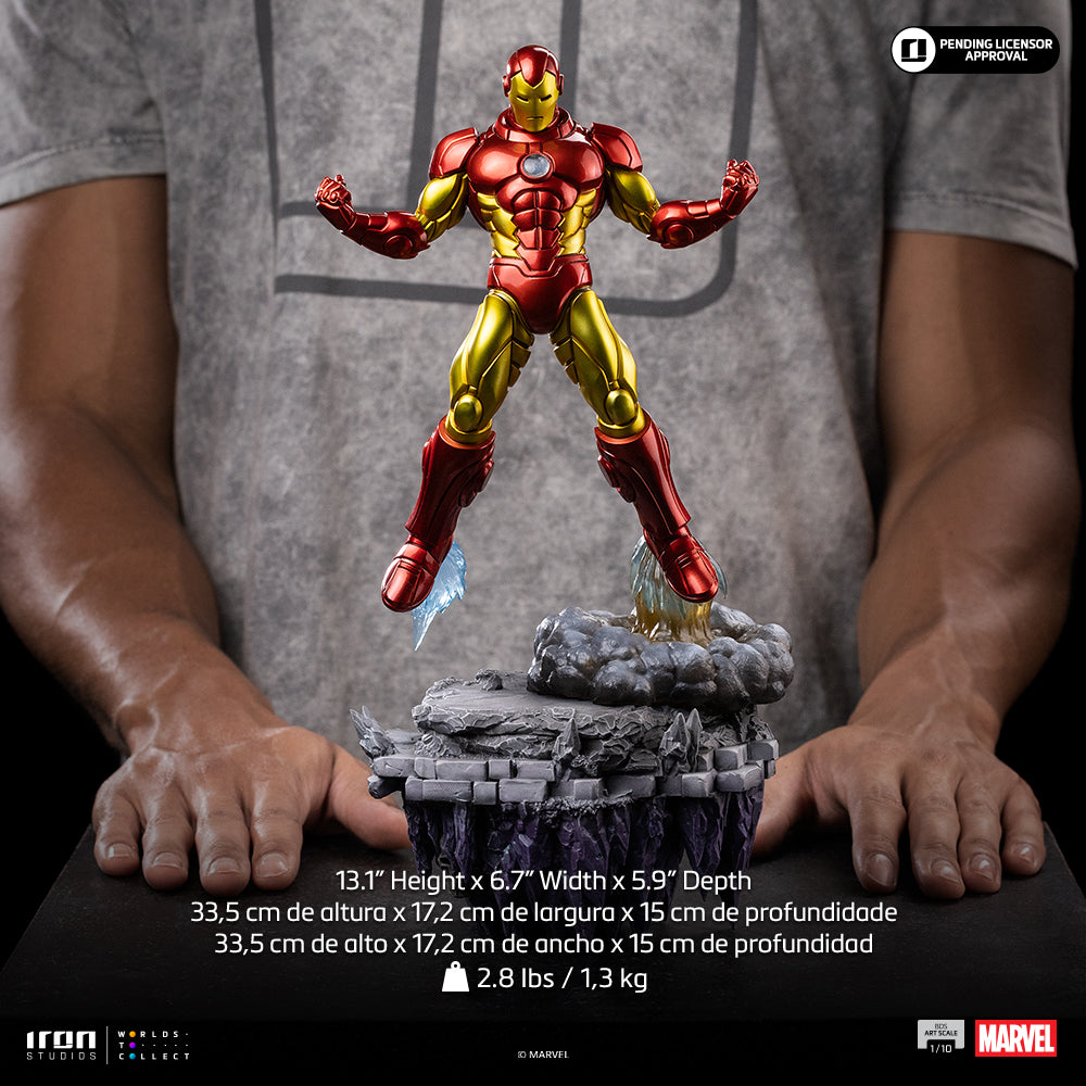 Iron Man Deluxe - Infinity-Gauntlet-Diorama - BDS Art Scale 1/10 - Iron Studios - Vorbestellung