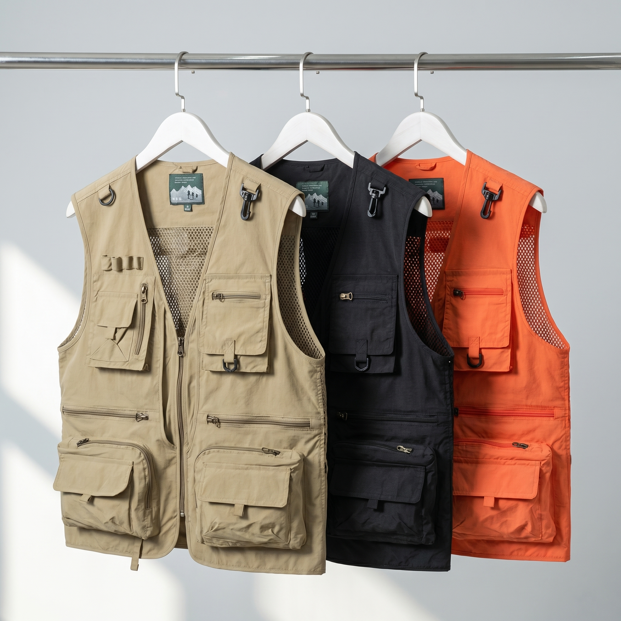 Breathable Utility Vest – Lightweight Multi-Pocket Mesh Outdoor Vest