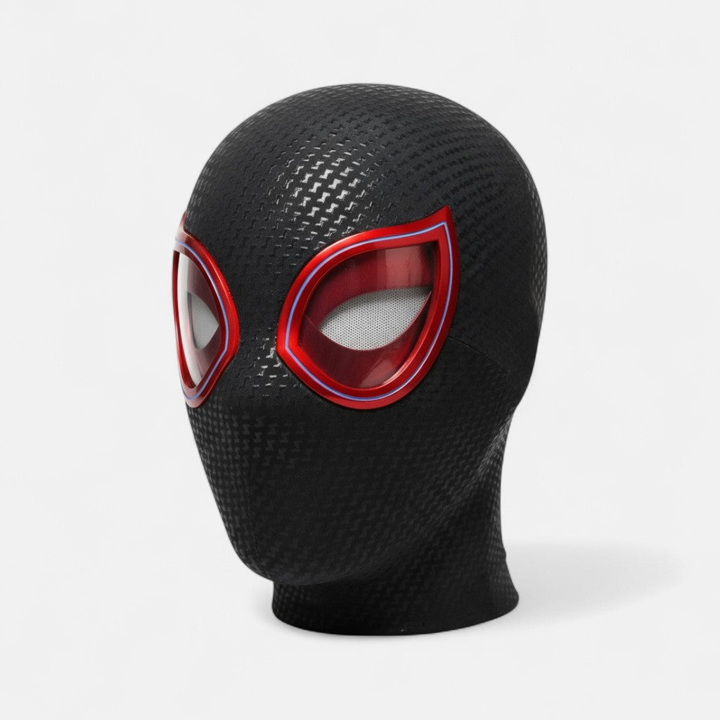 Miles Morales Mask – Blinking Movable-Eye Spider-Man Cosplay Mask