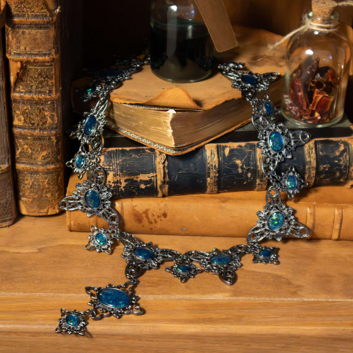 Harry Potter Cursed Opal Necklace Replica with Display Box