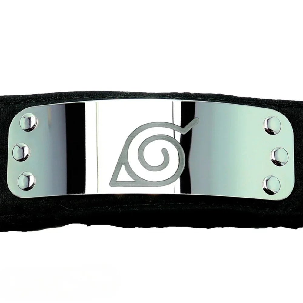 Naruto Konoha Replica Headband - Polyester and Stainless Steel