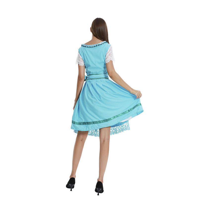 Ladies' Traditional Dress with Lace