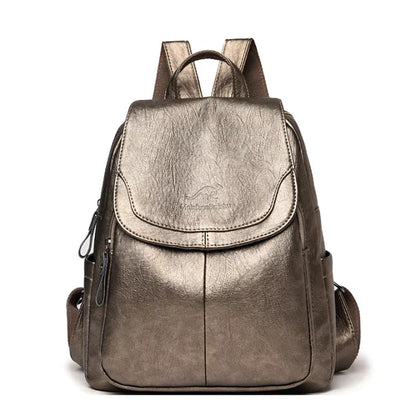 Chic and Secure Organised Travel Anti-Theft Backpack for Trendy Women