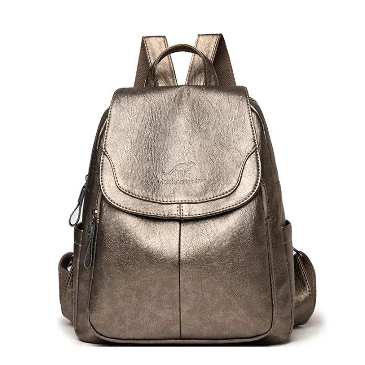 Chic and Secure Organised Travel Anti-Theft Backpack for Trendy Women