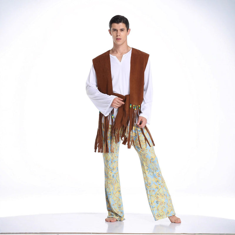 Costume de Far West avec gilet à franges