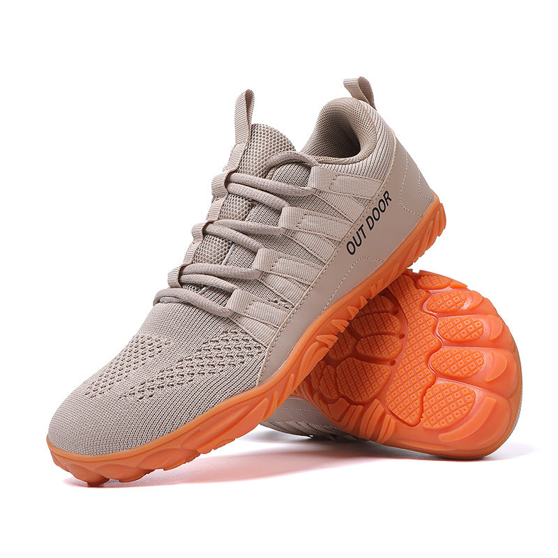Wide-Fit Barefoot Walking Shoes – Breathable Shoes with Grippy Outsole
