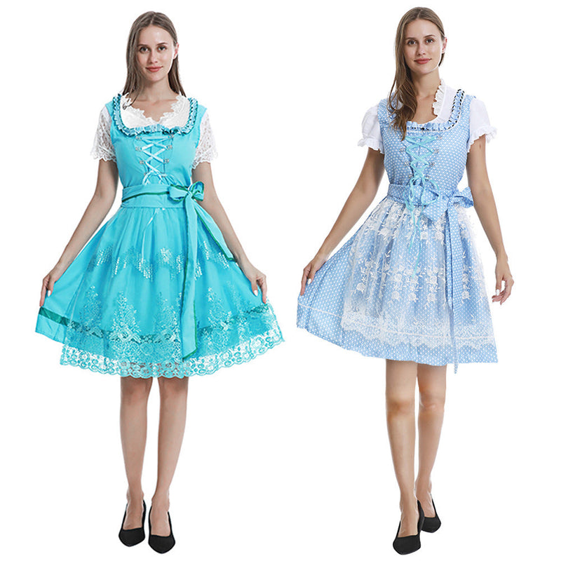 Ladies' Traditional Dress with Lace