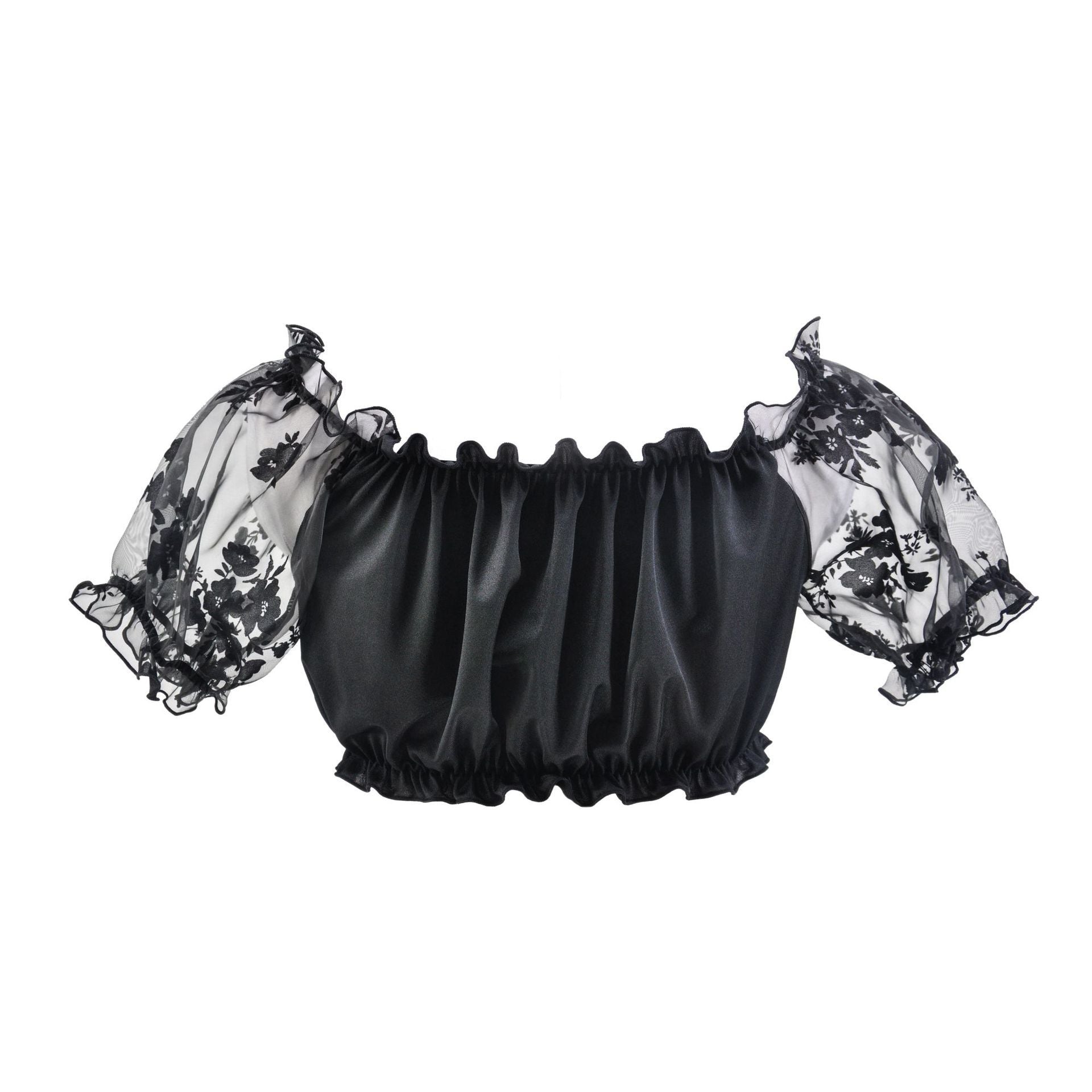 Chemisier dirndl traditionnel pour femme – avec manches bouffantes