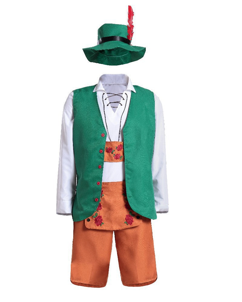 Robe dirndl pour femmes avec tablier et corsage