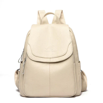Chic and Secure Organised Travel Anti-Theft Backpack for Trendy Women