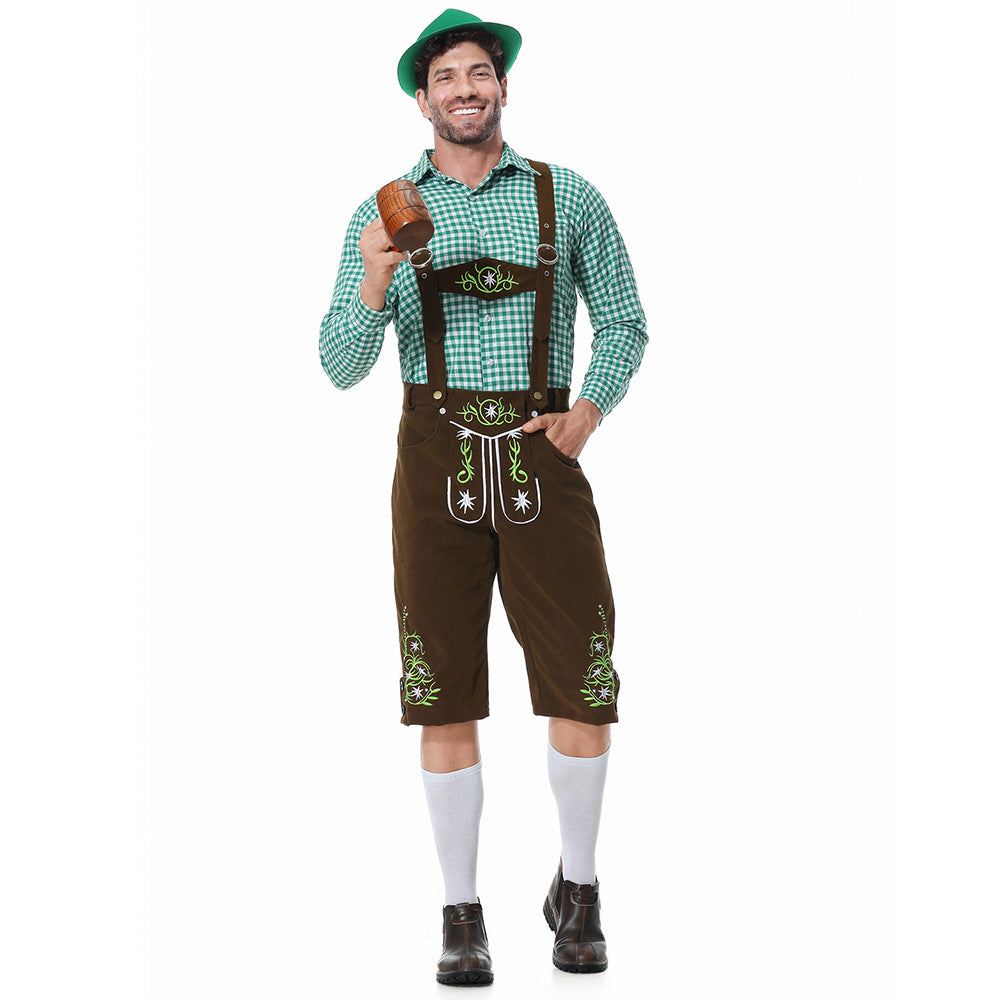 Men's Lederhosen with Intricate Embroidery