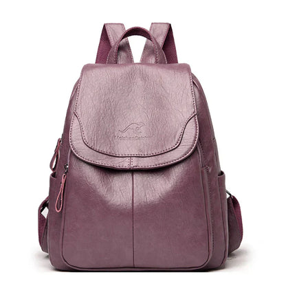 Chic and Secure Organised Travel Anti-Theft Backpack for Trendy Women