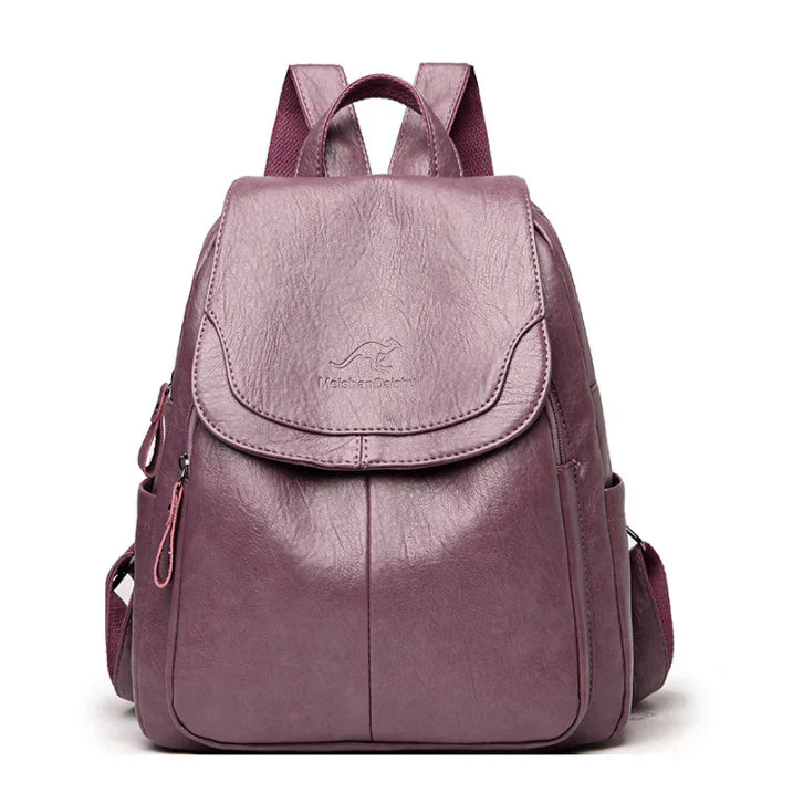 Chic and Secure Organised Travel Anti-Theft Backpack for Trendy Women