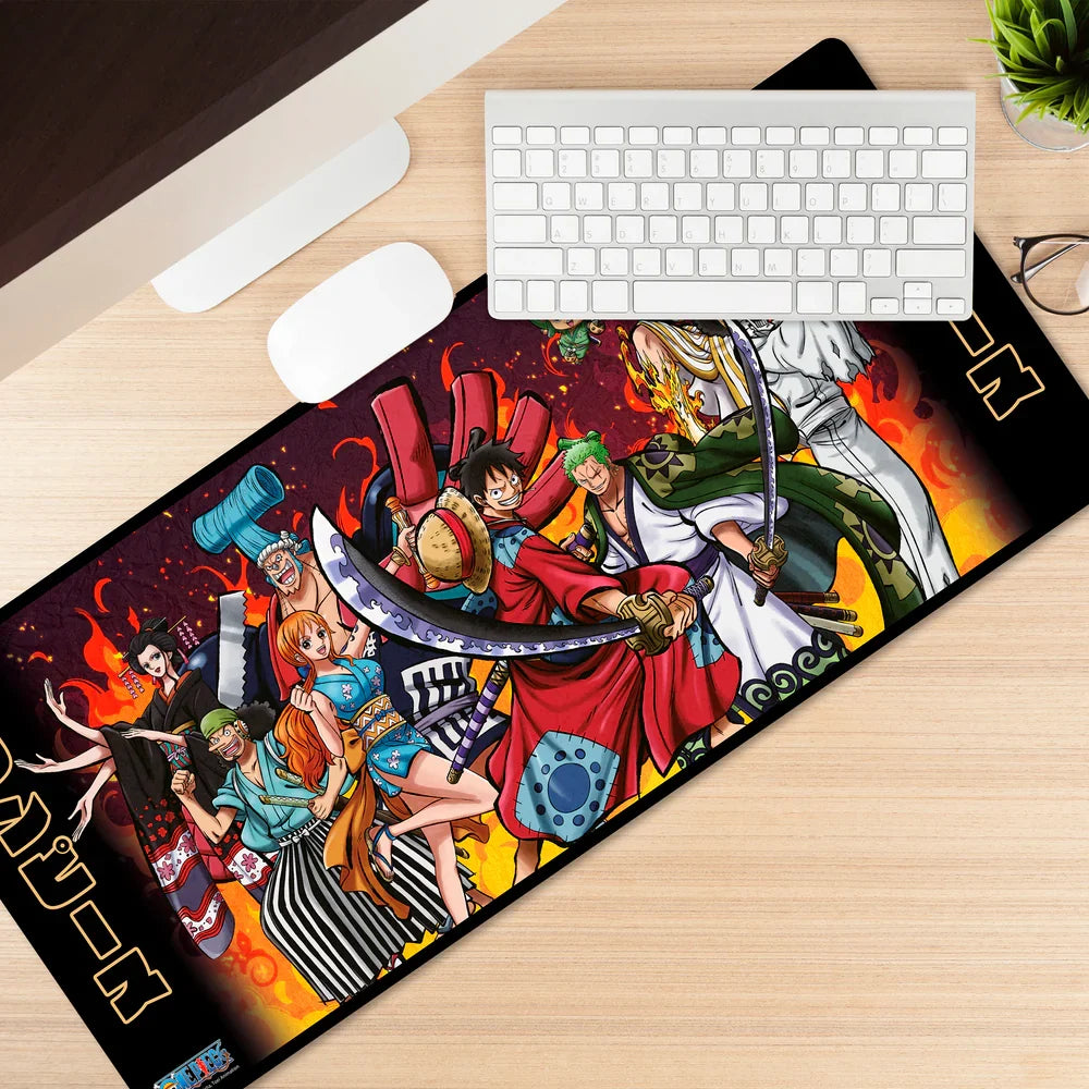 One Piece Battle at Wano XXL Desk Mouse Pad for Keyboard and Mouse