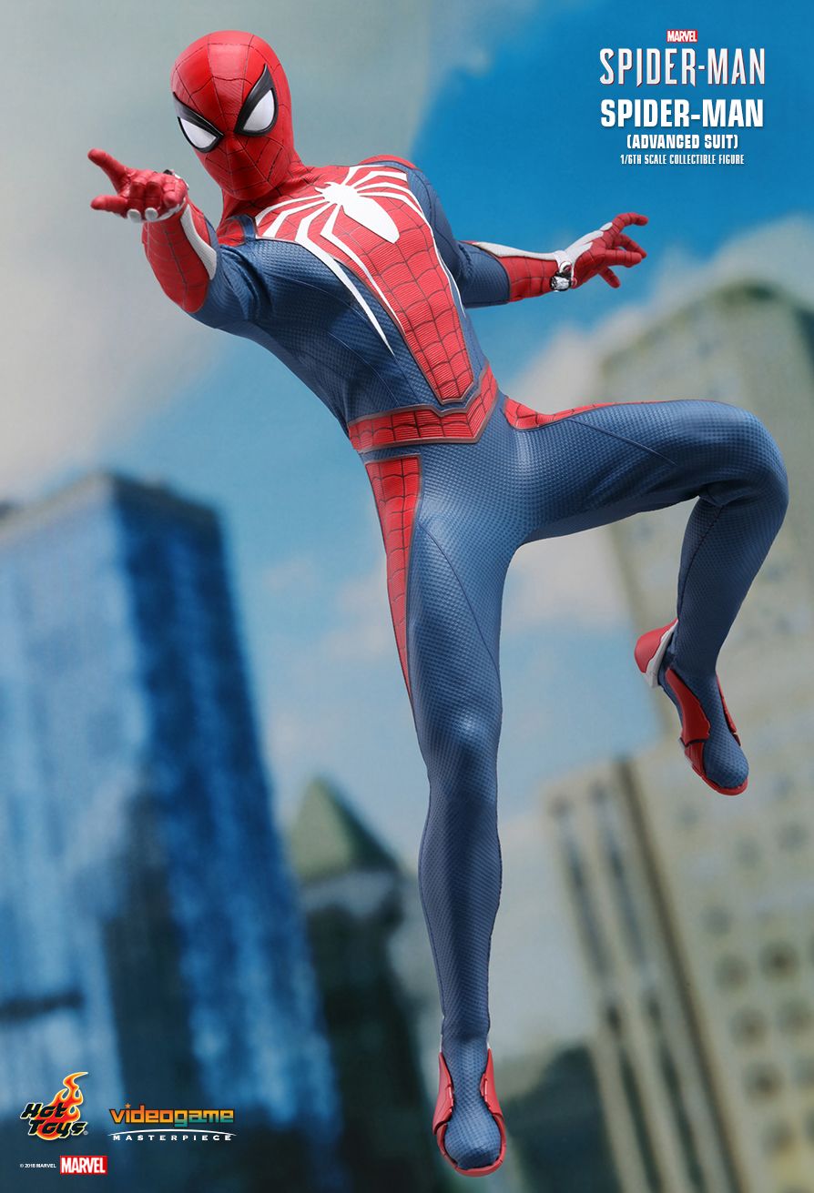 Spider-Man (Advanced Suit-versie) actiefiguur op schaal 1/6 - Hot Toys