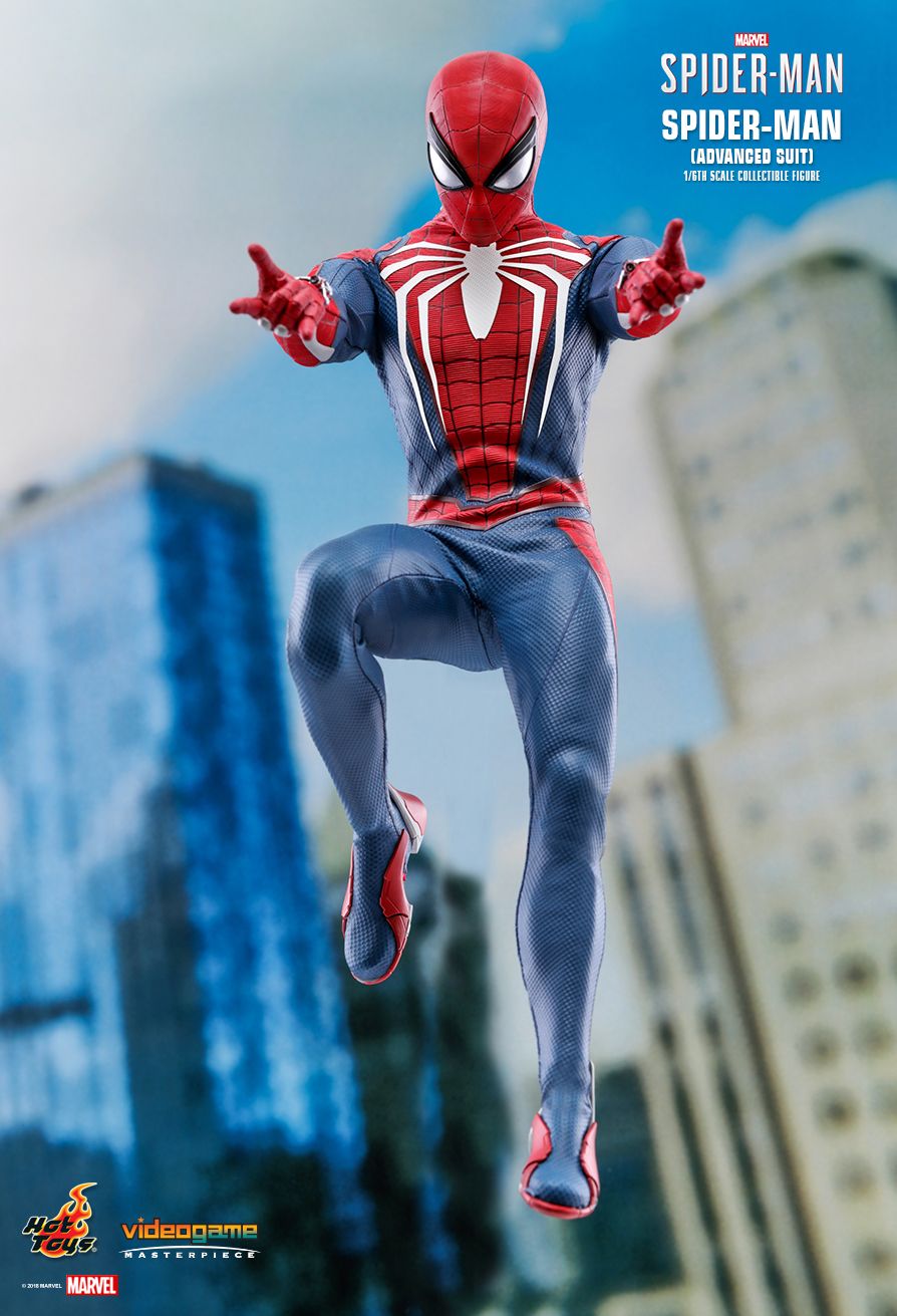 Spider-Man (Advanced Suit-versie) actiefiguur op schaal 1/6 - Hot Toys