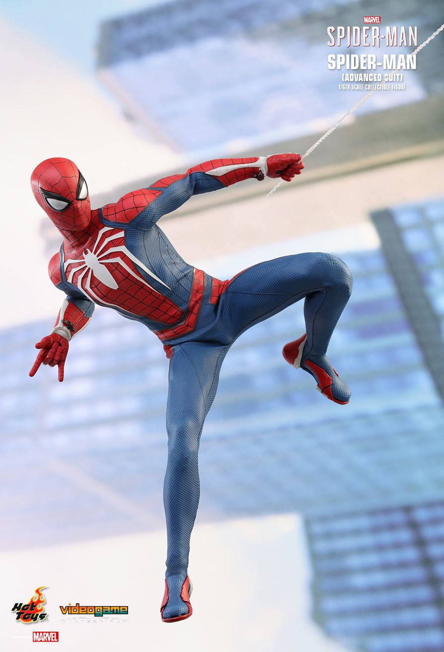 Spider-Man (version Advanced Suit) figurine articulée à l'échelle 1/6 - Hot Toys
