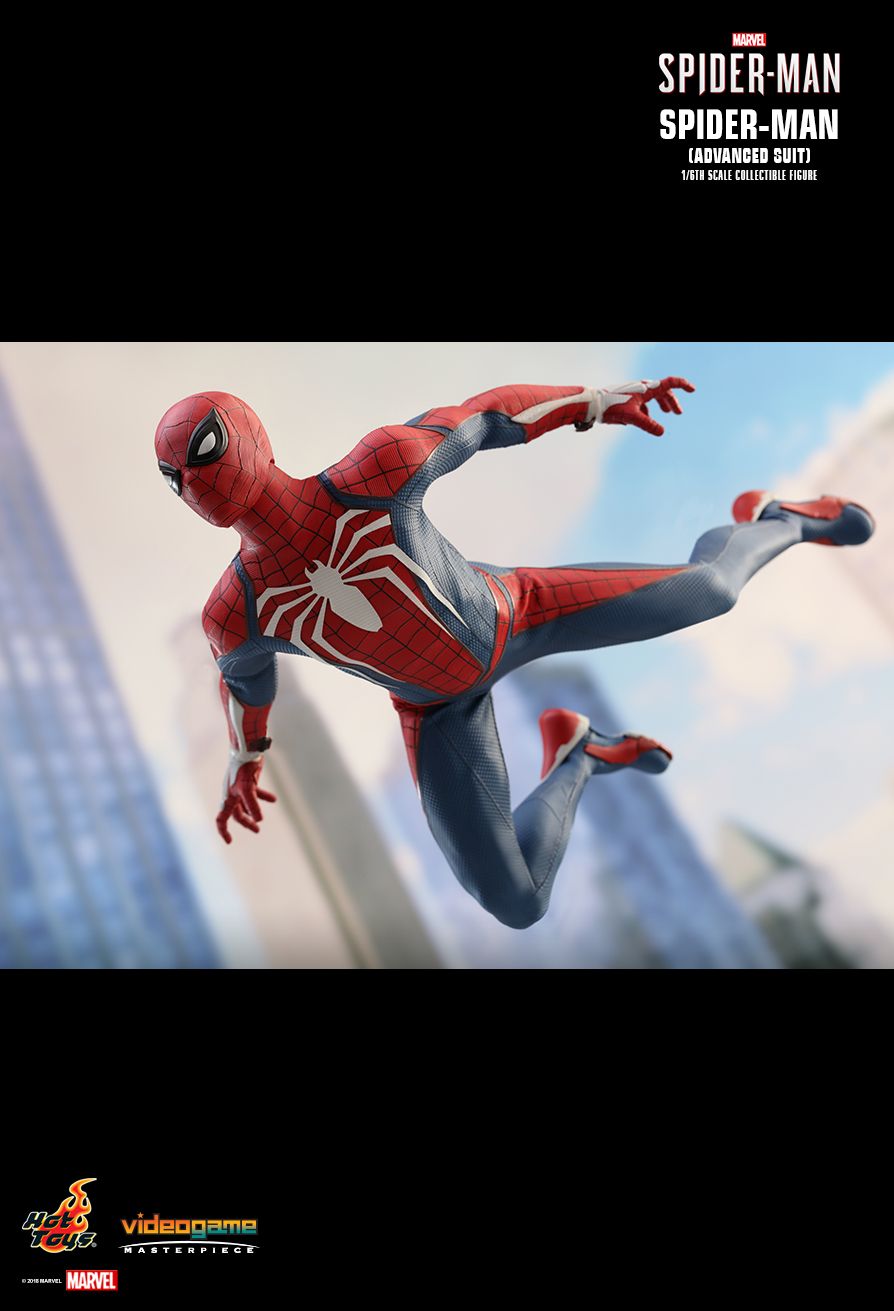 Spider-Man (version Advanced Suit) figurine articulée à l'échelle 1/6 - Hot Toys
