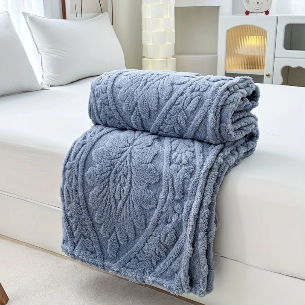 Plaid en jacquard tissé Paris confortable pour maison et voyage