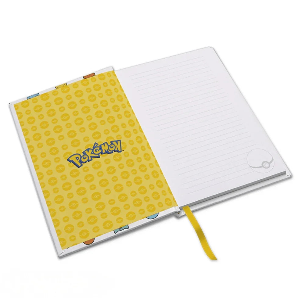 Pokémon Starters A5 Notebook - 180 Lined Pages