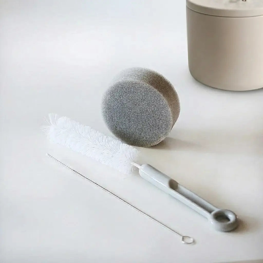 Kit de brosses de nettoyage pour fontaine à eau pour chat - 3 pièces